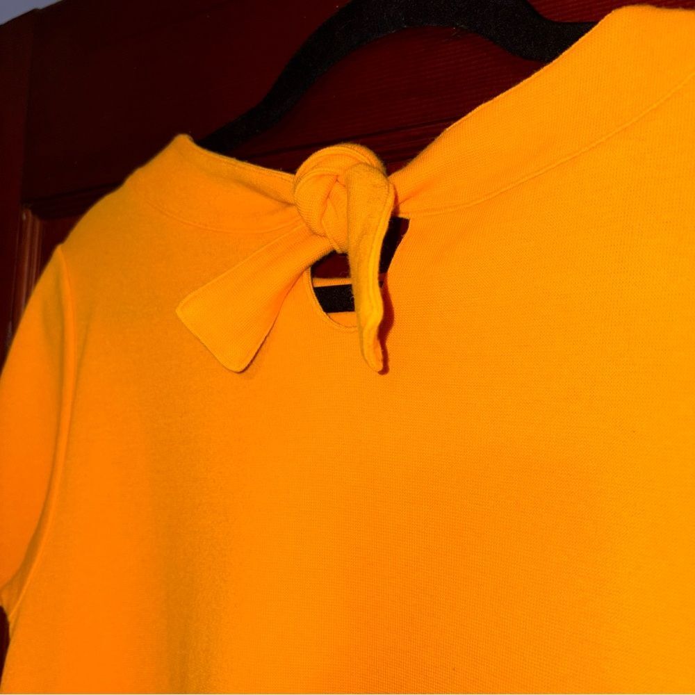 Yves Saint Laurent Vintage Marigold Yellow Knit Tunic Top Size M - Picture 7 of 10